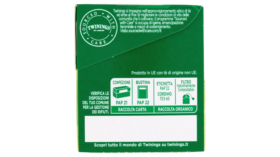 Twinings, Pure Green tea 20 filtri