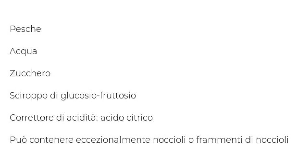 Fattoria dei Sapori Pesche allo Sciroppo