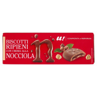 BISCOTTI RIPIENI CON CREMA ALLA NOCCIOLA U! Confronta & Risparmia