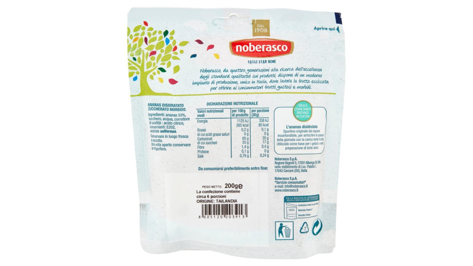 noberasco Viva l'ananas