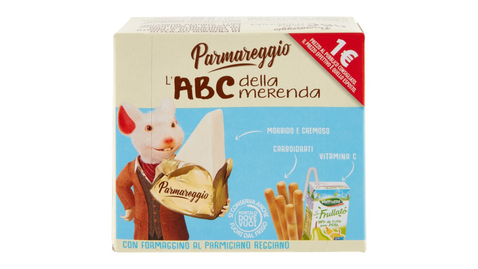 Parmareggio l'ABC della merenda con Formaggino