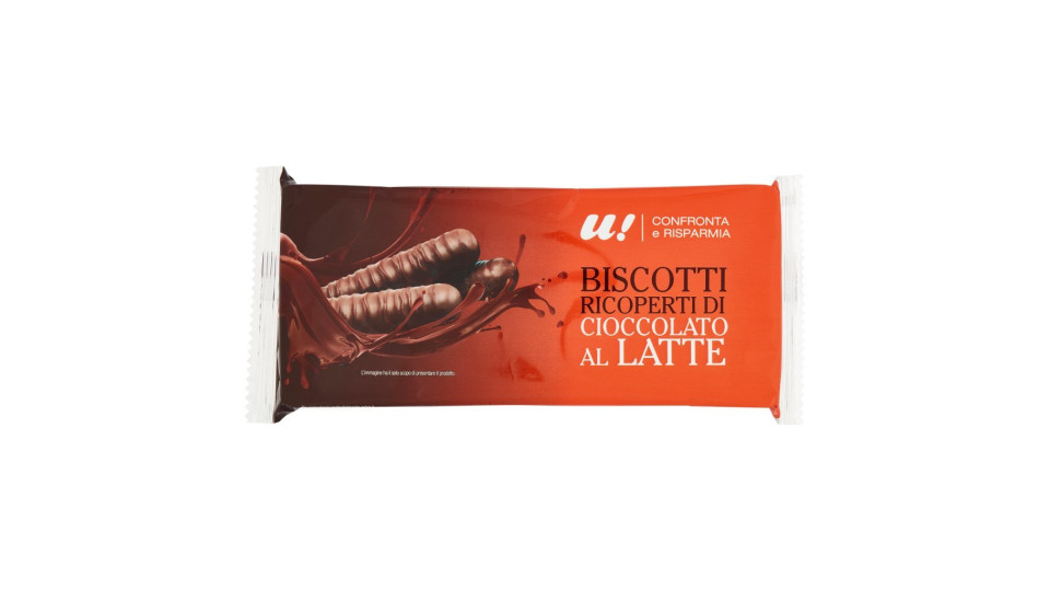 Biscotti ricoperti di cioccolato al latte U! Confronta & Risparmia