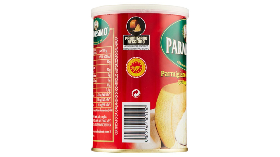 Parmissimo Parmigiano Reggiano DOP grattugiato fresco