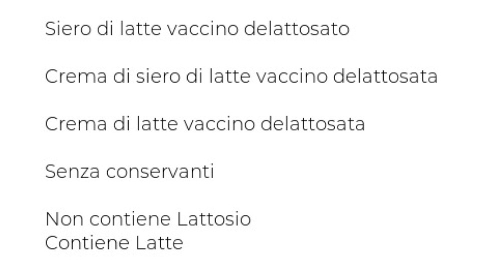 Galbani Santa Lucia Senza Lattosio Mascarpone