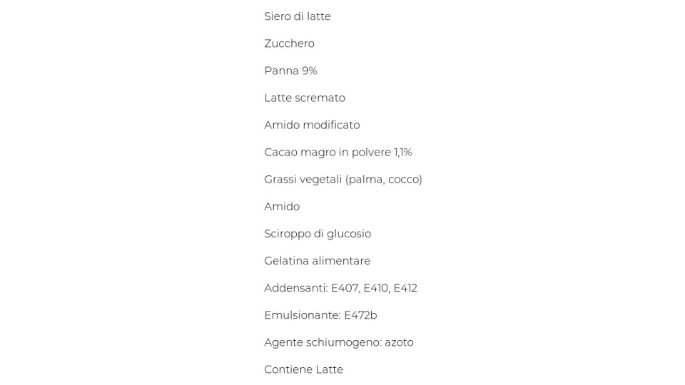 Milk Coppa alla vaniglia con panna