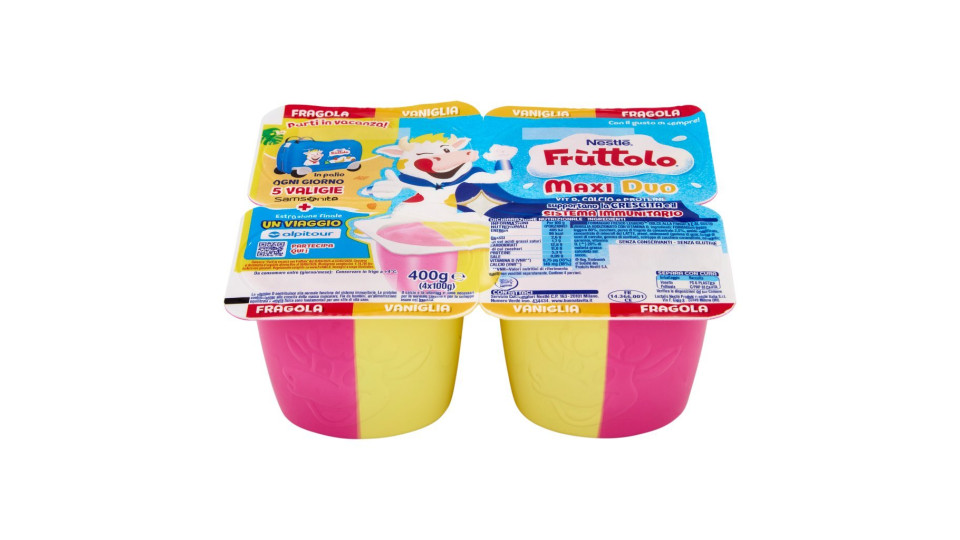 NESTLÉ FRUTTOLO Maxi Duo Fragola Fior di Latte