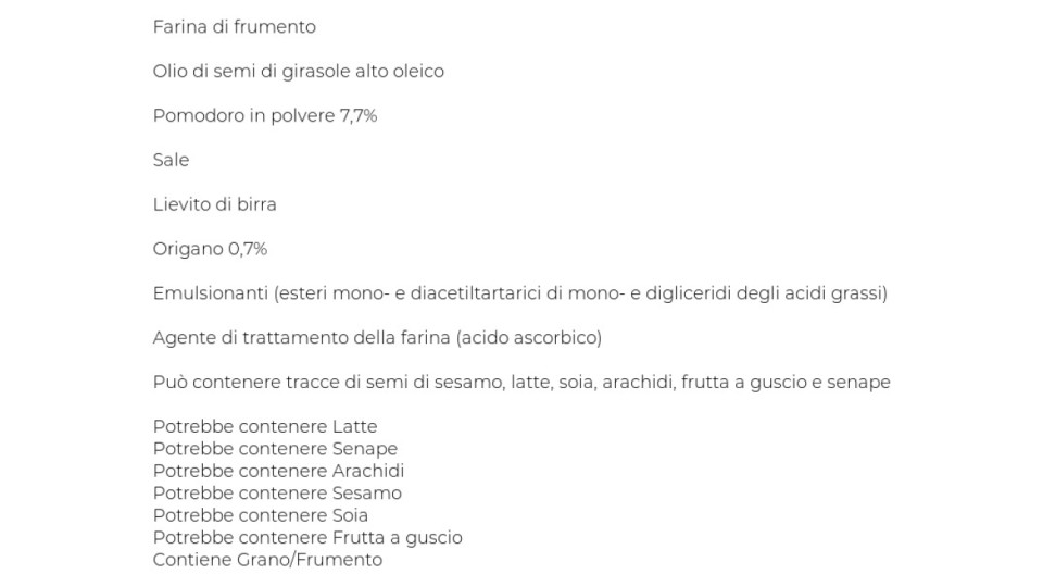 Bruschette gusto pizzaiola pomodoro, olio e origano, U! Confronta e Risparmia