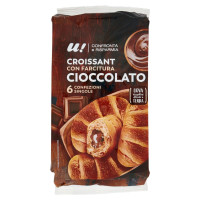 Croissant Con Farcitura Al Cioccolato 6 Pezzi