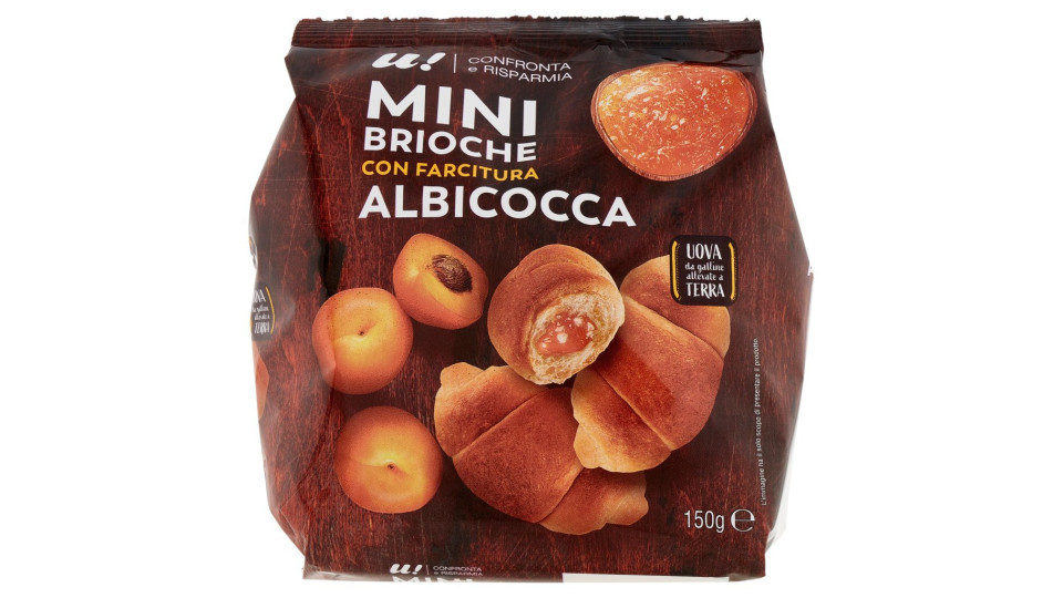 MINIBRIOCHE CON FARCITURA ALL'ALBICOCCA U! Confronta & Risparmia