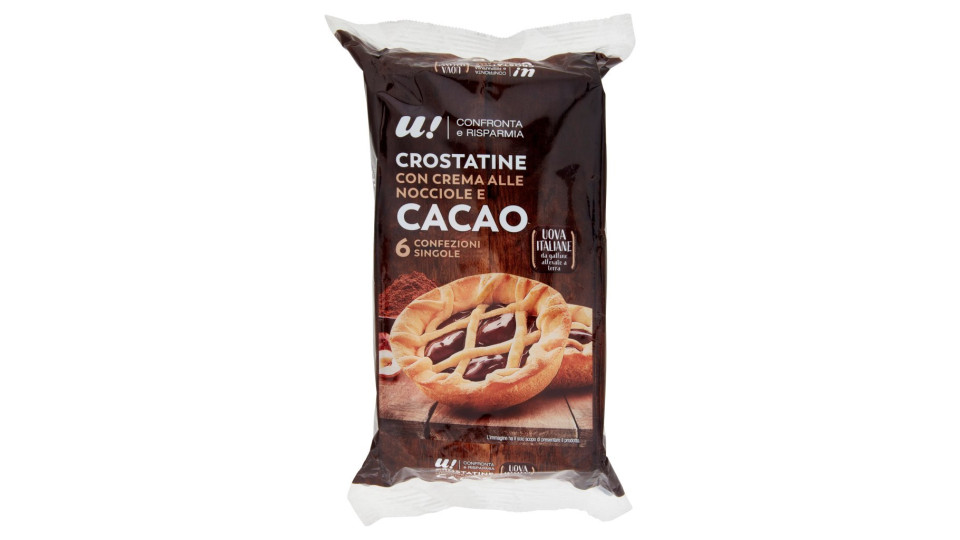 CROSTATINE CON CREMA ALLE NOCCIOLE E CACAO U! Confronta&Risparmia