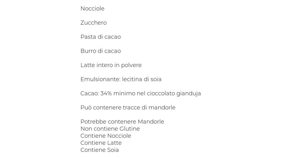 Novi Nocciolato Gianduja