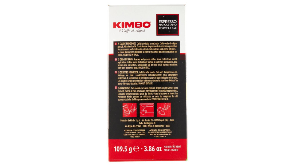 Kimbo Espresso napoletano 18 cialde