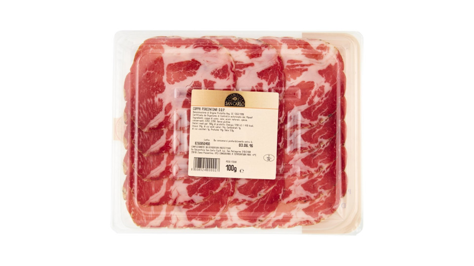 Salumificio San Carlo i Piacentini Coppa Piacentina D.O.P.