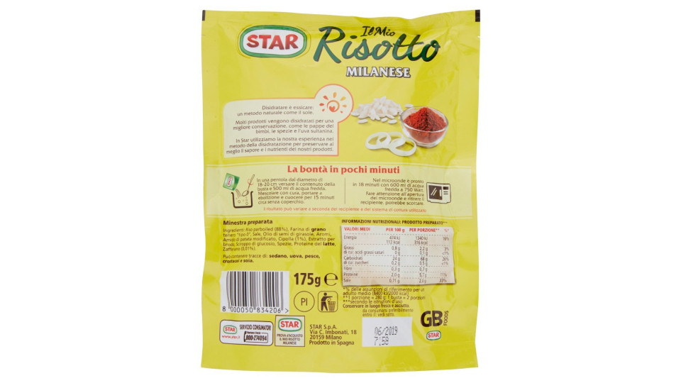 Star Il Mio Risotto Milanese
