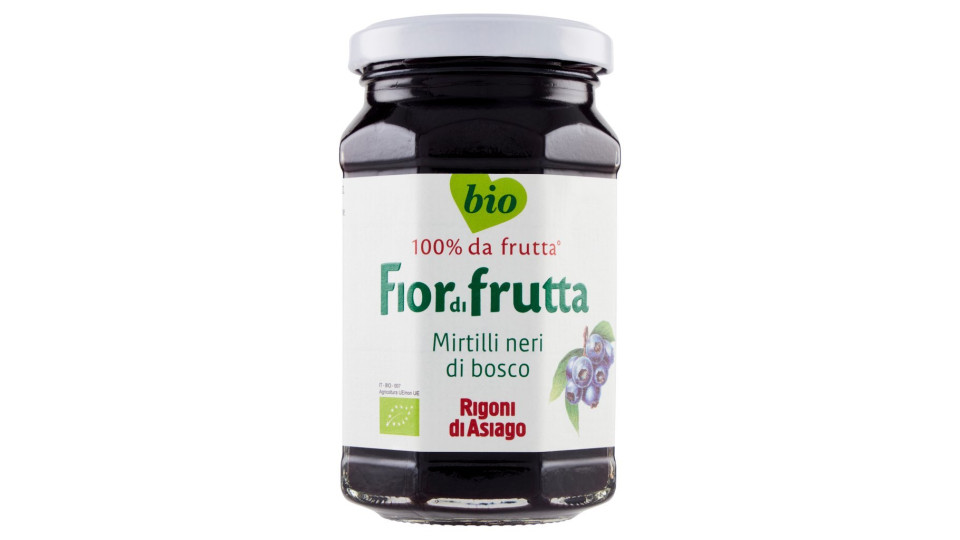 Rigoni di Asiago, Fiordifrutta preparazione di mirtilli neri di bosco biologica