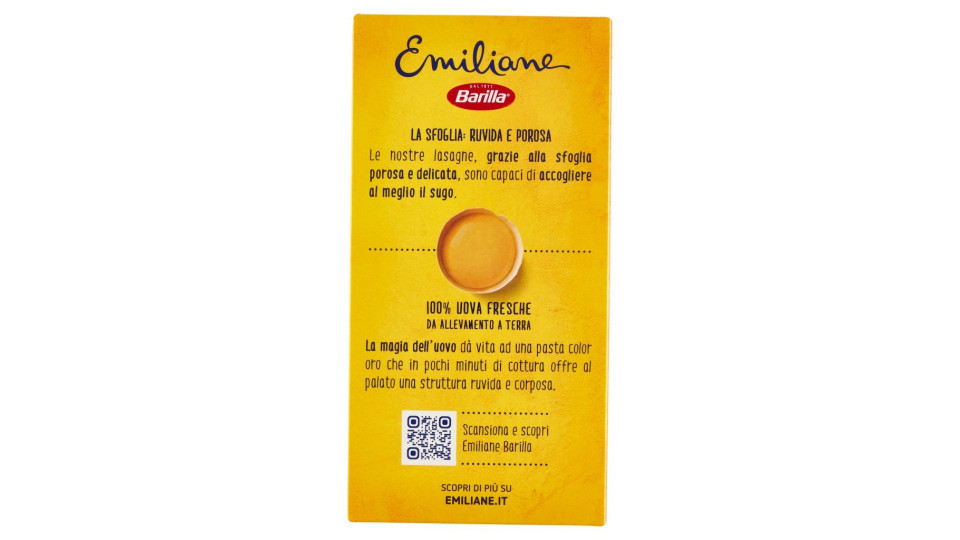 Barilla Emiliane Lasagne Sottili