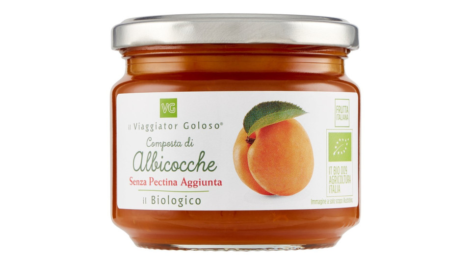 Composta di albicocche Bio senza pectina aggiunta il Viaggiator Goloso Bio