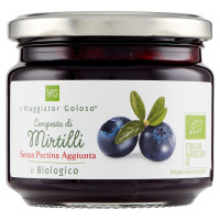 Composta di mirtilli Bio senza pectina aggiunta il Viaggiator Goloso Bio