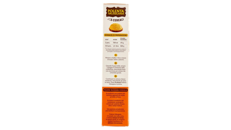 Polenta Valsugana ai 5 Cereali