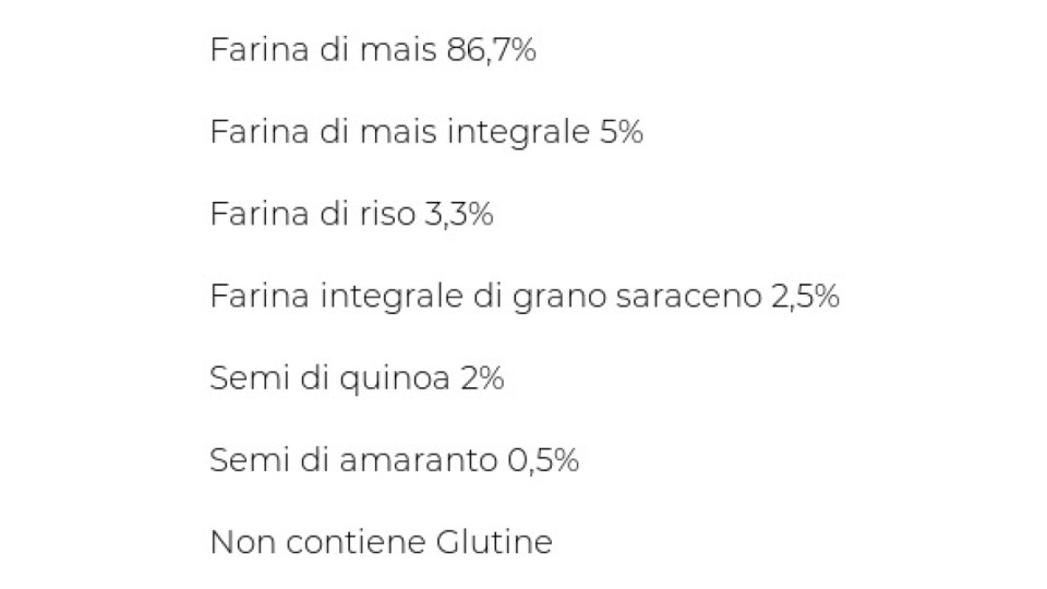 Polenta Valsugana ai 5 Cereali