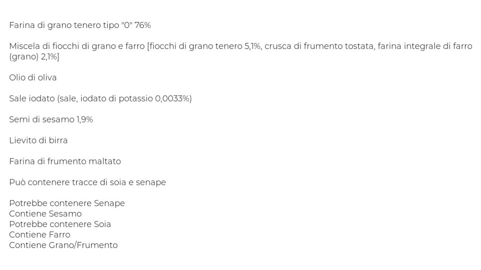 GRISSINI FRAGRANTI CON FARINA INTEGRALE DI FARRO U! Confronta & Risparmia