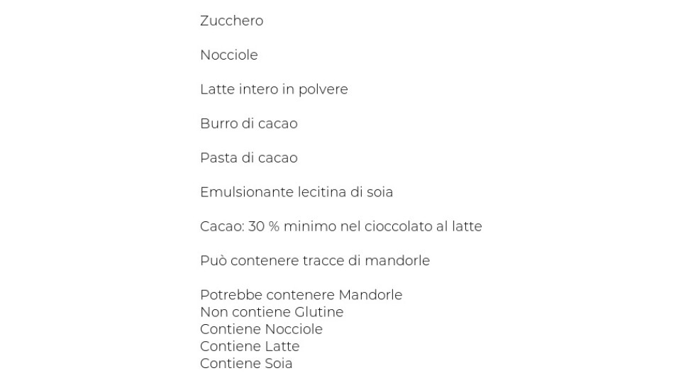 Novi Nocciolato Latte