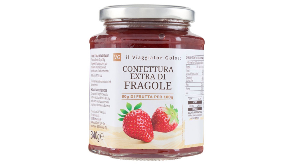 Il Viaggiator Goloso, Confettura Extra di Fragole