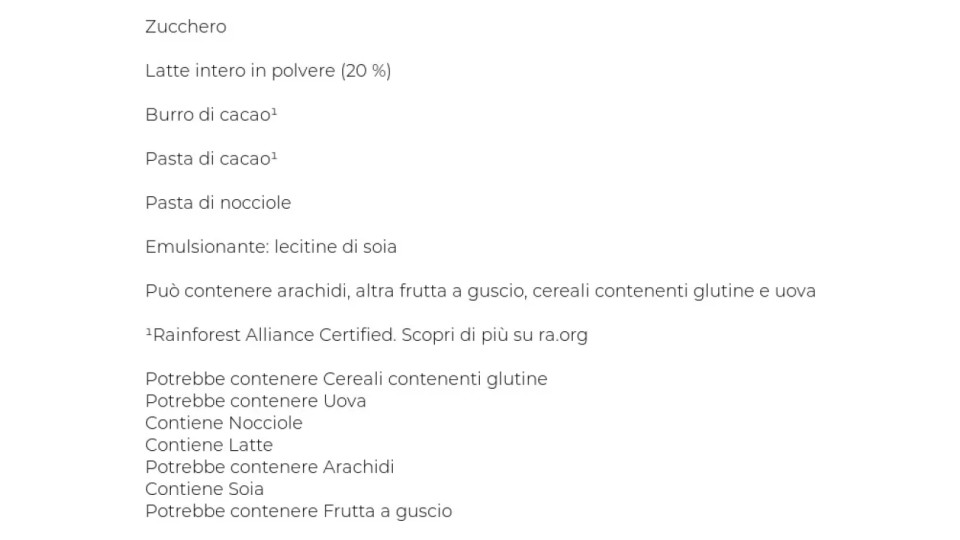 Ritter Sport Latte delle Alpi