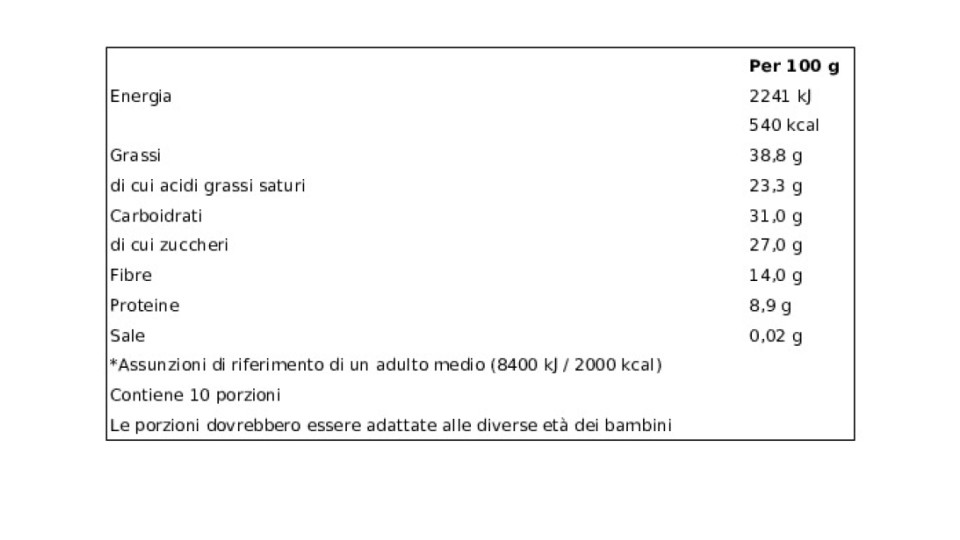 PERUGINA GranBlocco Cioccolato Fondente Extra 50%