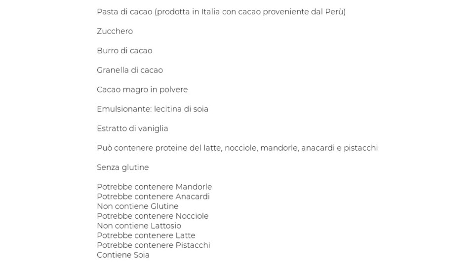 Vanini fondente 74% con granella di cacao