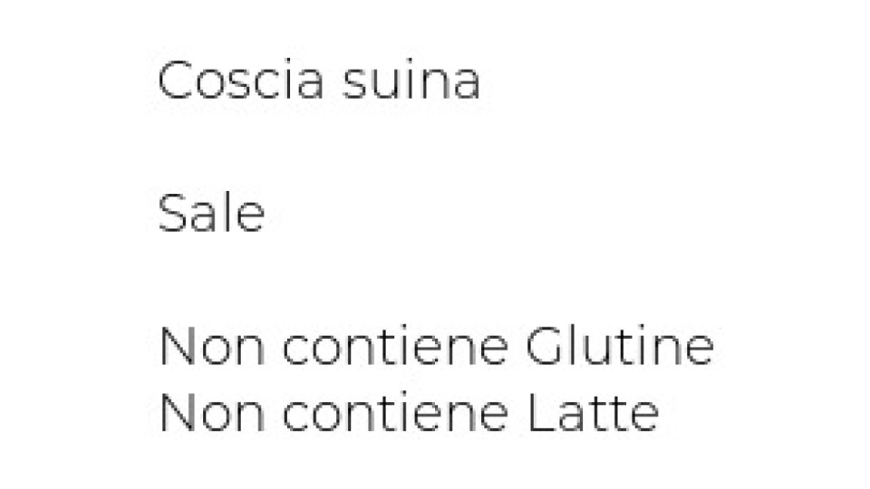 Citterio la Merenda Prosciutto Crudo 5 fette
