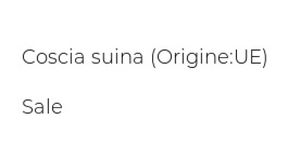 Citterio Tagliofresco il Prosciutto Crudo "il Poggio"