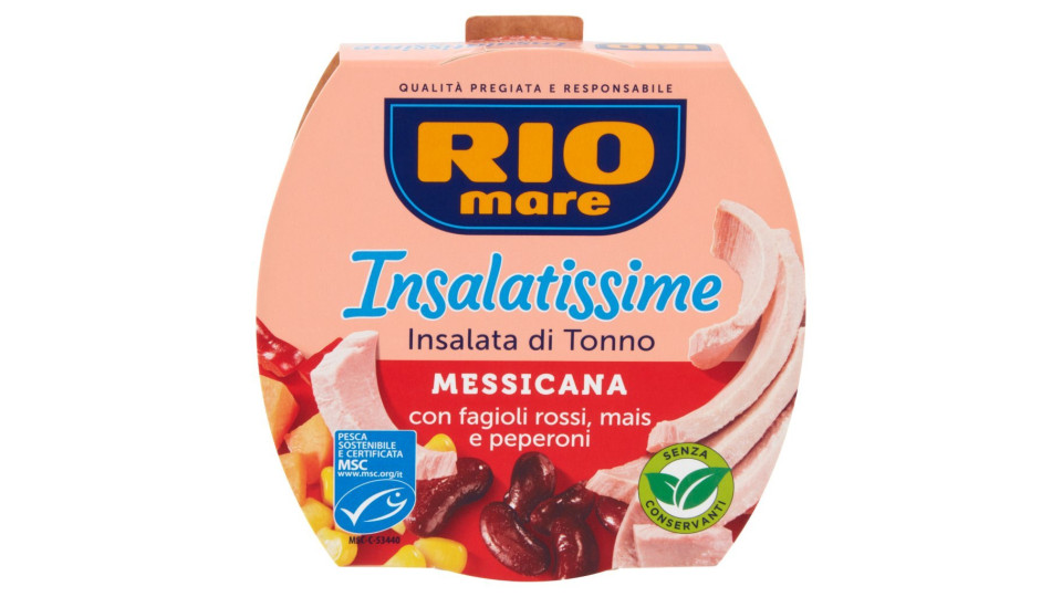 Rio mare Insalatissime Messicana con Fagioli rossi, Tonno e Mais