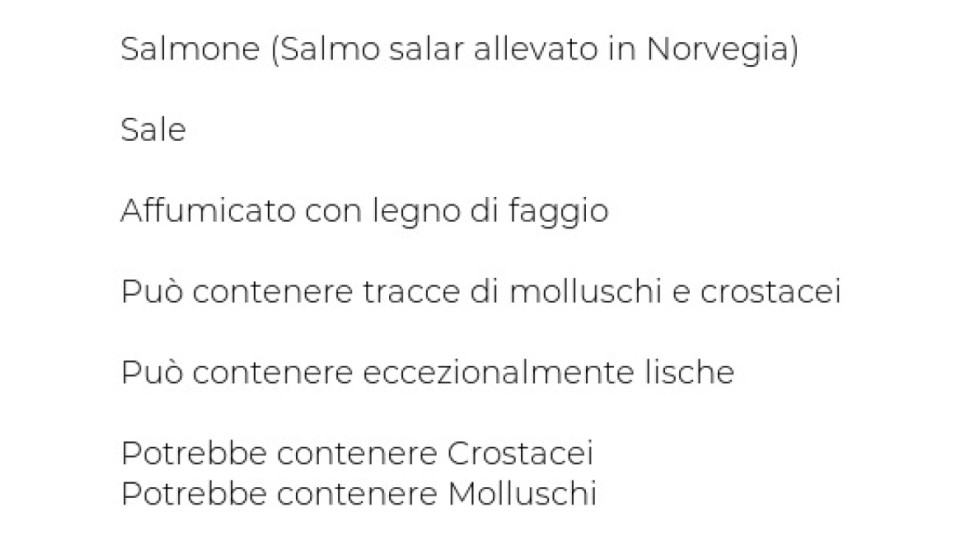 Salmone norvegese affumicato U! Confronta & Risparmia
