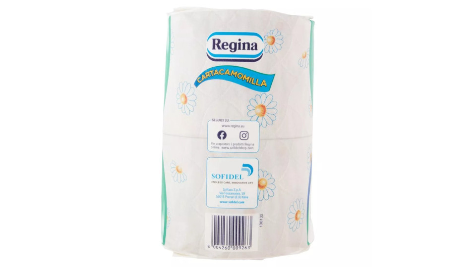 Regina Cartacamomilla confezione di carta igienica da