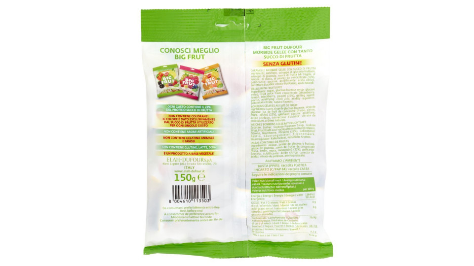 Dufour Big Frut Gelee Limone, Mora, Fragola, Pesca