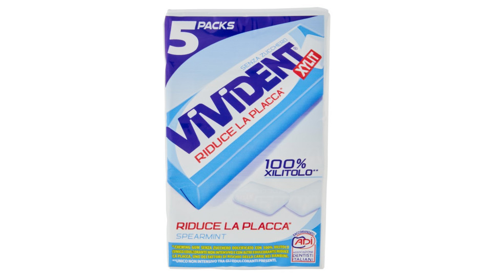 Vivident 100% Xylit 5 Packs