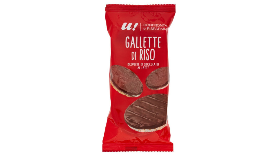 U! Confronta&Risparmia - Gallette Di Riso Ricoperte Di Cioccolato Al Latte