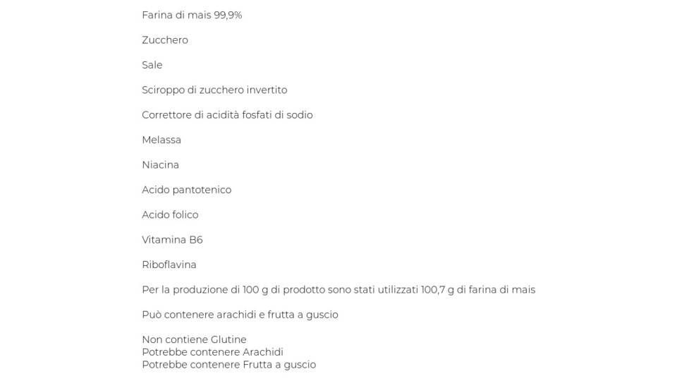 GO FREE CORN FLAKES Cereali senza glutine