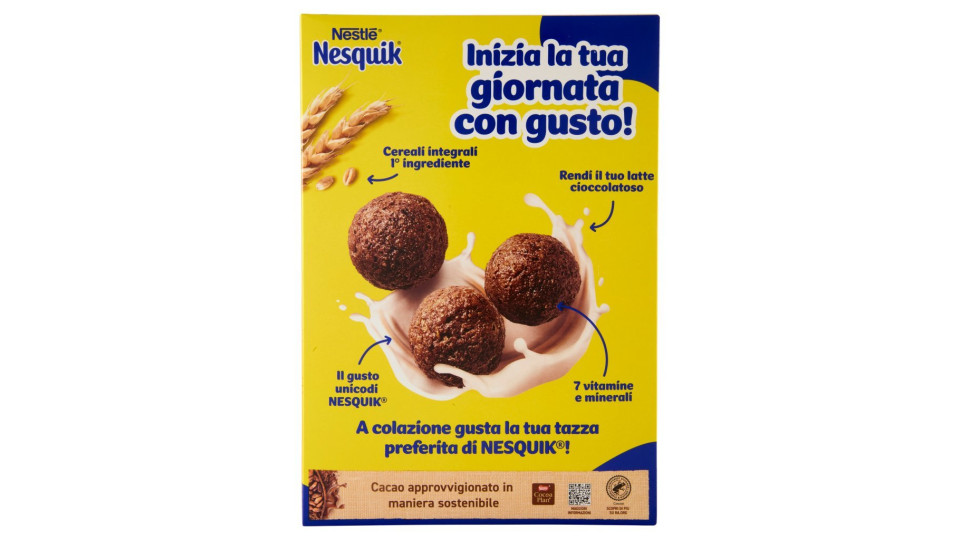 NESQUIK Palline di cereali integrali al cioccolato