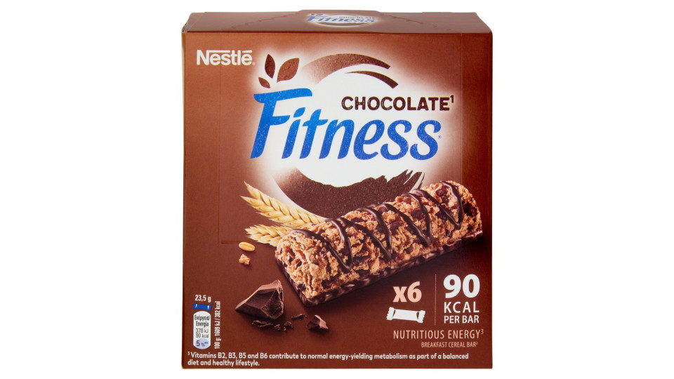 FITNESS CIOCCOLATO Barretta di cereali integrali con cioccolato fondente
