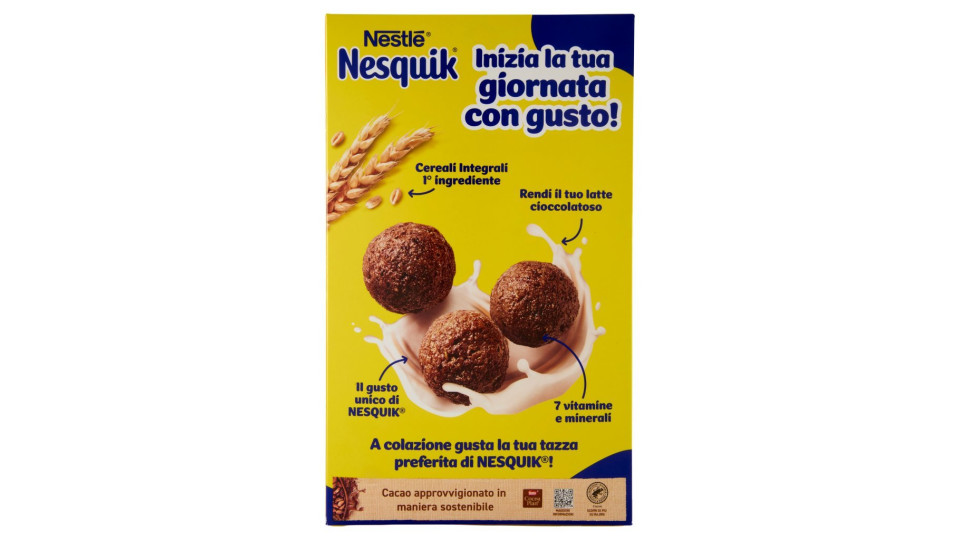 NESQUIK Palline di cereali integrali al cioccolato