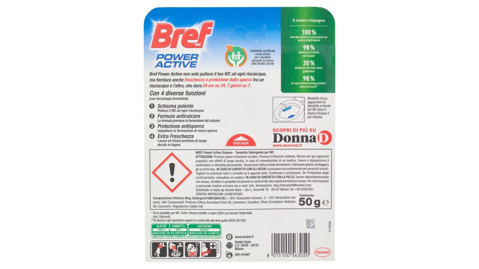 BREF Wc Power Activ Eucalipto Duo Pack