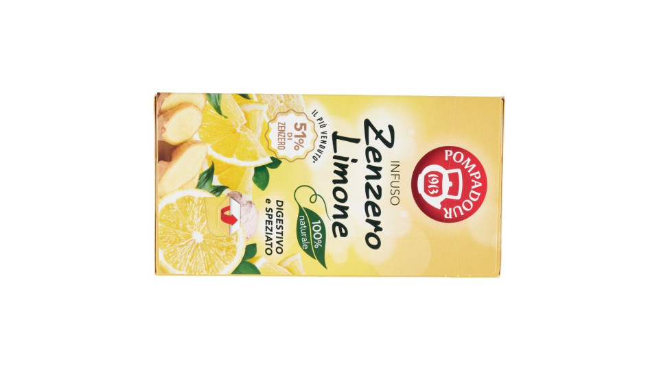 Pompadour Zenzero limone per infuso