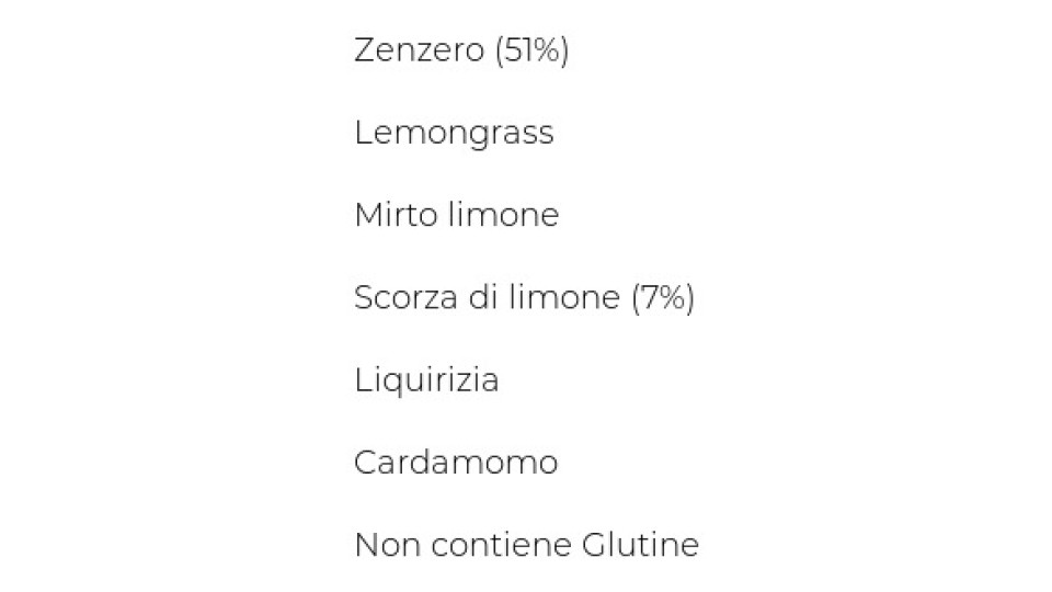 Pompadour Zenzero limone per infuso