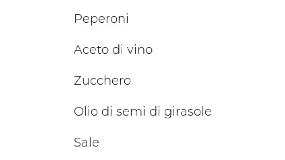 Ponti Peperlizia I Peperoni