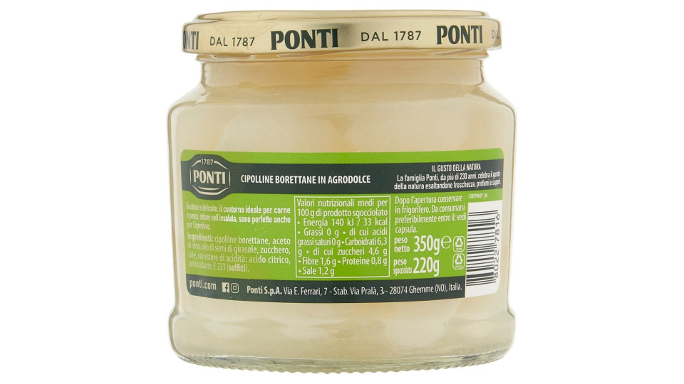 Ponti Peperlizia Le cipolline