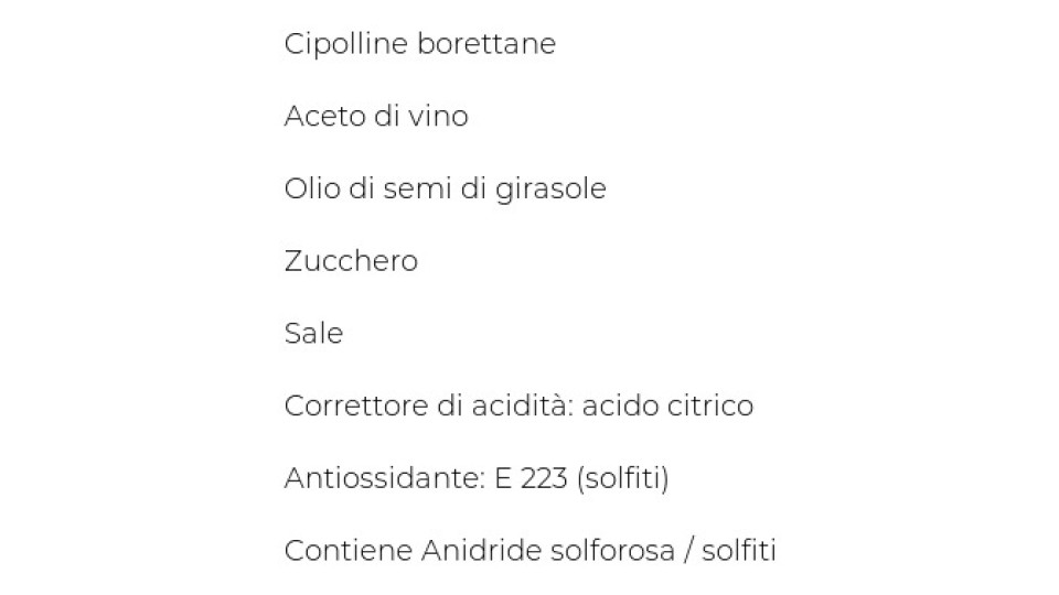 Ponti Peperlizia Le cipolline