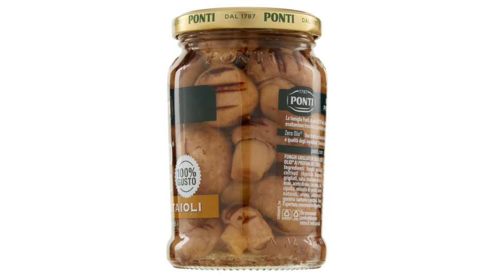 Ponti Zero olio Funghi Prataioli Grigliati
