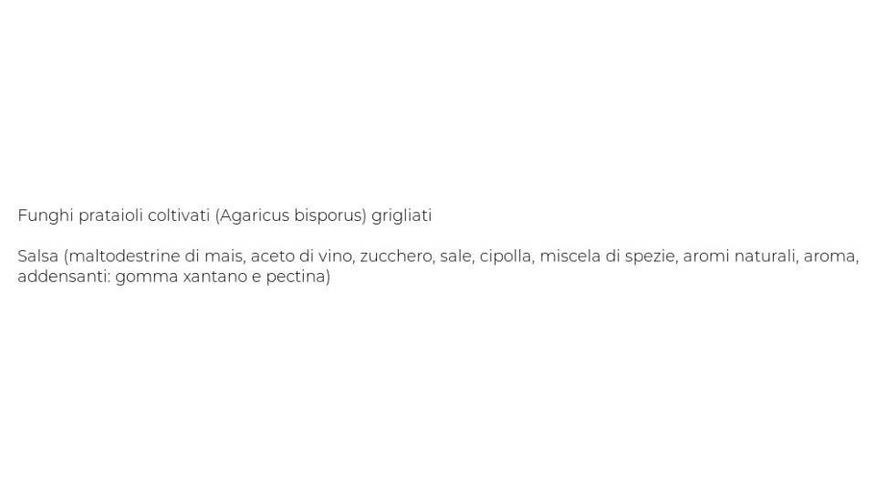 Ponti Zero olio Funghi Prataioli Grigliati